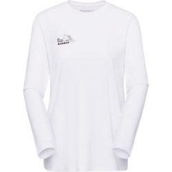 Mammut Feuchtigkeitsableitendes, langärmliges Wander-T-Shirt Mountain Longsleeve T-Shirt Women Bluemlisalphorn Weiß XL