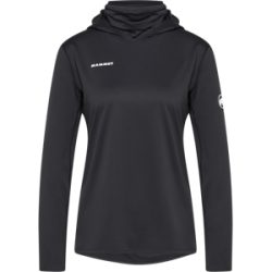 Mammut Leichter Kapuzenpulli mit integriertem Sonnenschutz Selun FL Sun Hoody Women Schwarz S