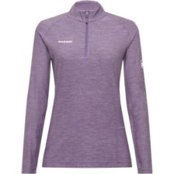 Mammut Vielseitiges Thermo-Langarmshirt mit Wolle Tree Wool Thermal FL Half Zip Longsleeve Women Lila M