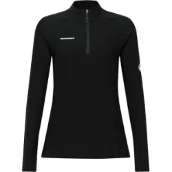 Mammut Vielseitiges Thermo-Langarmshirt mit Wolle Tree Wool Thermal FL Half Zip Longsleeve Women Schwarz S