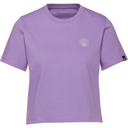 Mammut Lässiges athletisches Crop-Top Massone T-Shirt Cropped Women Emblems Lila S