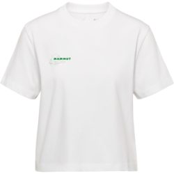 Mammut Kurzes T-Shirt aus ökologischer Baumwolle Base Cropped T-Shirt Women Glacier Weiß L