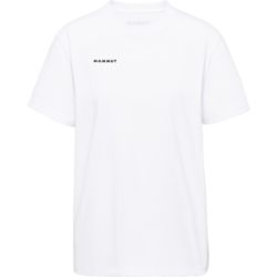 Mammut Gerade geschnittenes T-Shirt aus ökologischer Baumwolle Base T-Shirt Women Mini Logo Weiß S