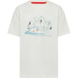 Mammut Alltags-T?Shirt aus 100 % ökologischer Baumwolle Base T-Shirt Climbing Weiß 116