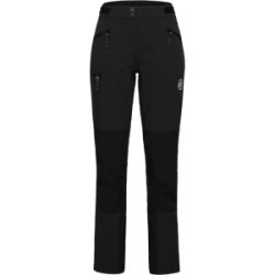 Mammut Atmungsaktive Softshellhose für die Berge Courmayeur SO Pants Women Schwarz 46 S kurz