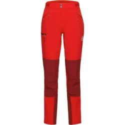 Mammut Atmungsaktive Softshellhose für die Berge Courmayeur SO Pants Women Rot 46