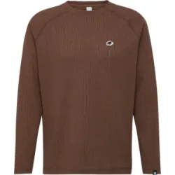 Mammut Lässiges Alltags-T-Shirt Waffle Longsleeve Brown M