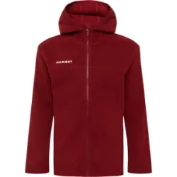 Mammut Multifunktionale Fleecejacke mit Kapuze Waymarker ML Hooded Jacket Rot 164