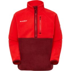 Mammut Multifunktionale Fleecejacke mit Halbreissverschluss Waymarker ML Half-Zip Pull Rot 128