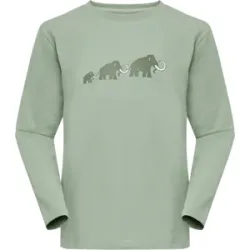 Mammut Alltagstaugliches Langarmshirt Core Longsleeve Logo Grün 116