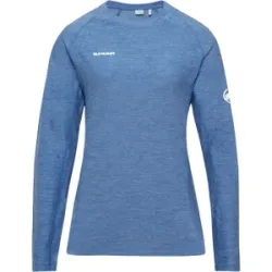 Mammut Vielseitiges Thermo-Langarmshirt mit Wolle Tree Wool Thermal FL Longsleeve Women Blau S