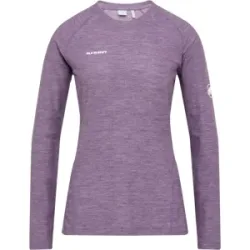 Mammut Vielseitiges Thermo-Langarmshirt mit Wolle Tree Wool Thermal FL Longsleeve Women Lila S