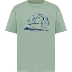 Mammut Alltags-T?Shirt aus 100 % ökologischer Baumwolle Base T-Shirt Climbing Grün 104