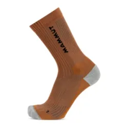 Mammut Atmungsaktive Trailrunning-Socken für mittlere Distanzen Trail Running Crew Socks Brown L/42-44