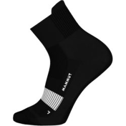 Mammut Schnelltrocknende, strapazierfähige Wandersocken All-Mountain Targeted Cushion Quarter Socks Schwarz L/42-44