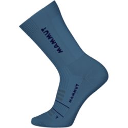 Mammut Atmungsaktive gepolsterte Trailrunning-Socken Trail Running Targeted Cushion Crew Socks Blau S/36-38