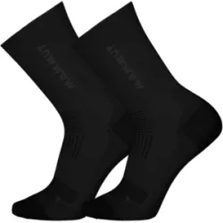 Mammut Gepolsterte, atmungsaktive Multifunktionssocken Multisport Crew Socks 2 Pack Schwarz M/39-41
