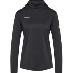 Mammut Leichter Kapuzenpulli mit integriertem Sonnenschutz Selun FL Sun Hoody Women Schwarz S