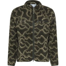 Mammut Gemusterte Midlayer-Jacke aus Fleece Valley ML Jacket Men Grün L