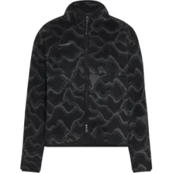 Mammut Gemusterte Midlayer-Jacke aus Fleece Valley ML Jacket Women Schwarz S