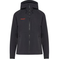 Mammut Softshell-Wanderjacke für jede Saison Ultimate Comfort SO Hooded Jacket Women Classic Schwarz S