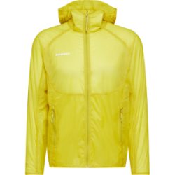 Mammut Leichter Windbreaker  Valley Light WB Hooded Jacket Men Gelb XL
