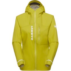 Mammut Ultraleichte, wasserdichte Hardshelljacke Aenergy TR HS Hooded Jacket Women Gelb XS