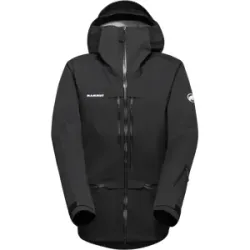 Mammut Freeride-Hardshelljacke mit umweltbewusstem Design Haldigrat HS Hooded Jacket Men Schwarz XXL