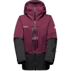 Mammut Freeride-Hardshelljacke mit umweltbewusstem Design Haldigrat HS Hooded Jacket Men Rot XXL