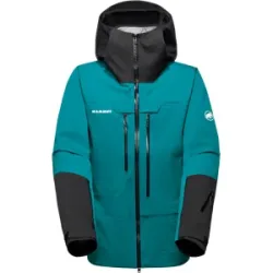 Mammut Kompakte, leichte Freeride-Jacke Haldigrat Light HS Hooded Jacket Men Grün S