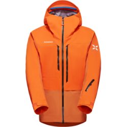 Mammut Freetouring-Hardshelljacke für (Gewichts-)Minimalisten Eiger Free Advanced HS Hooded Jacket Men Orange M