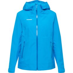 Mammut Leichte Hardshelljacke zum Wandern Alto Light HS Hooded Jacket Women Blau M