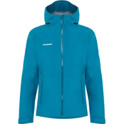 Mammut Leichte, elastische Hardshelljacke zum Wandern Linard Guide HS Hooded Jacket Men Grün S