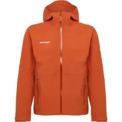 Mammut Leichte, elastische Hardshelljacke zum Wandern Linard Guide HS Hooded Jacket Men Brown L