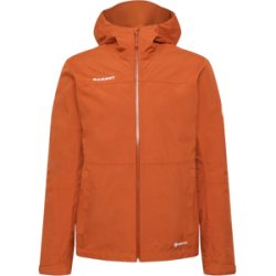 Mammut Leichte, elastische Hardshelljacke zum Wandern Linard Guide HS Hooded Jacket Women Brown XL