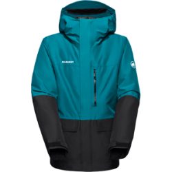 Mammut Isolierte Freeride-Jacke Fall Line HS Thermo Hooded Jacket Men Grün L
