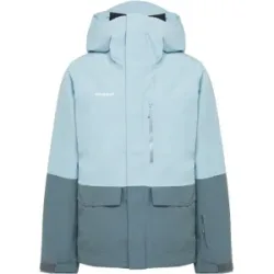 Mammut Isolierte Freeride-Jacke Fall Line HS Thermo Hooded Jacket Men Blau XXL