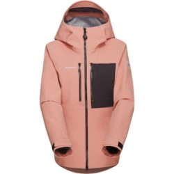 Mammut All-Mountain-Hardshellskijacke Stoney HS Hooded Jacket Women Rot S
