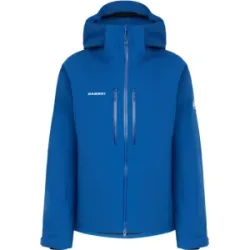 Mammut Isolierte All-Mountain-Skijacke Stoney HS Thermo Hooded Jacket Men Blau L