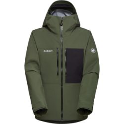 Mammut All-Mountain-Hardshellskijacke Stoney HS Hooded Jacket Men Grün L