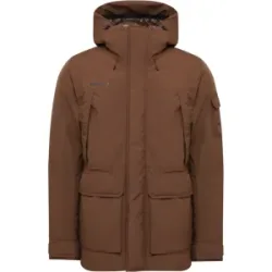 Mammut Warmer und wasserdichter urbaner Parka Obelisk Gore-Tex HS Thermo Coat Men Brown XL