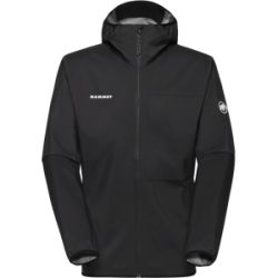 Mammut Kompakte minimalistische Hardshell-Wanderjacke Ducan Light HS Hooded Jacket Men Schwarz 3XL