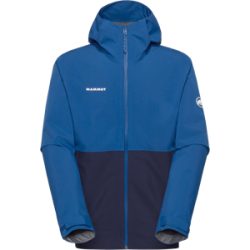 Mammut Leichte, zuverlässige Hardshelljacke zum Wandern Linard Light HS Hooded Jacket Men Blau XL