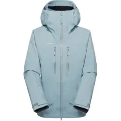 Mammut Strapazierfähige GORE-TEX Pro All-Mountain-Jacke Crater Pro HS Hooded Jacket Women Blau M