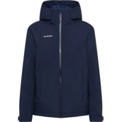 Mammut Wasserdichte Isolationsjacke zum Wandern Linard HS Thermo Hooded Jacket Women Blau XXL