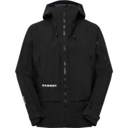 Mammut Strapazierfähige GORE-TEX Pro Bergjacke Eiger Nordwand Pro HS Hooded Jacket Men Schwarz XXL