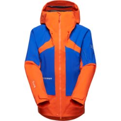 Mammut Strapazierfähige GORE-TEX Pro Bergjacke Eiger Nordwand Pro HS Hooded Jacket Women Orange XL