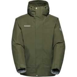 Mammut Wasserdichte Daunen-Isolationsjacke für den Alltag Treeline HS Thermo Hooded Jacket Men Grün M