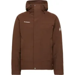 Mammut Wasserdichte Daunen-Isolationsjacke für den Alltag Treeline HS Thermo Hooded Jacket Men Brown XL