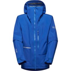 Mammut Minimalistische GORE-TEX Pro Hardshell-Bergjacke Eiger Nordwand Advanced HS Hooded Jacket Men Blau S